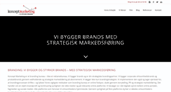 Desktop Screenshot of konceptmarketing.dk